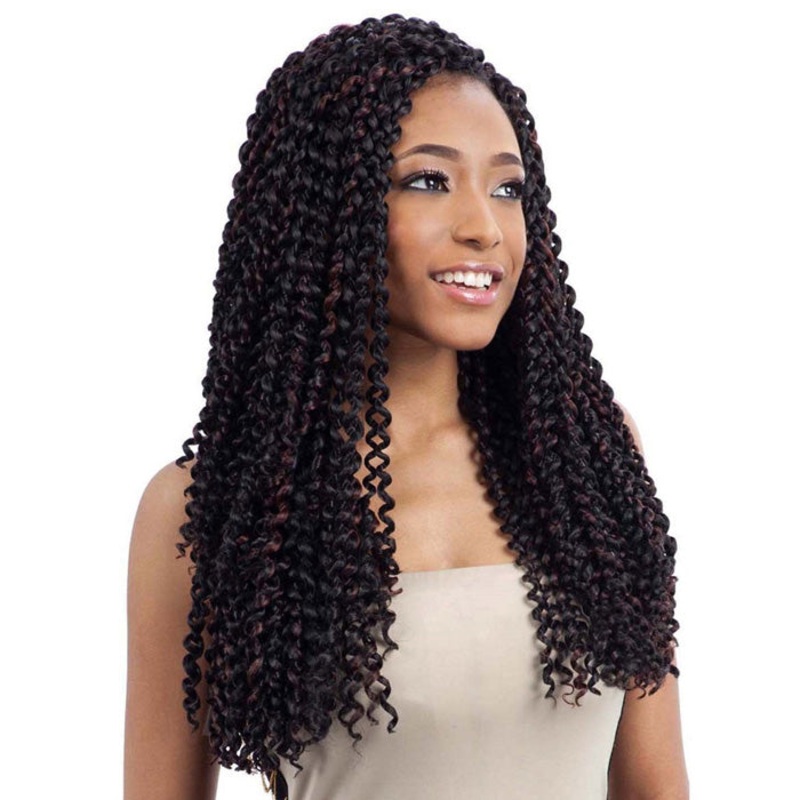 Model Model Glance Braid BOHEMIAN CURL 1