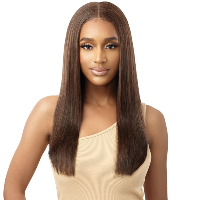 Outre 100% Human Hair Blend 13X6 Hand-Tied 360 Lace Frontal Wig – MARISA 1