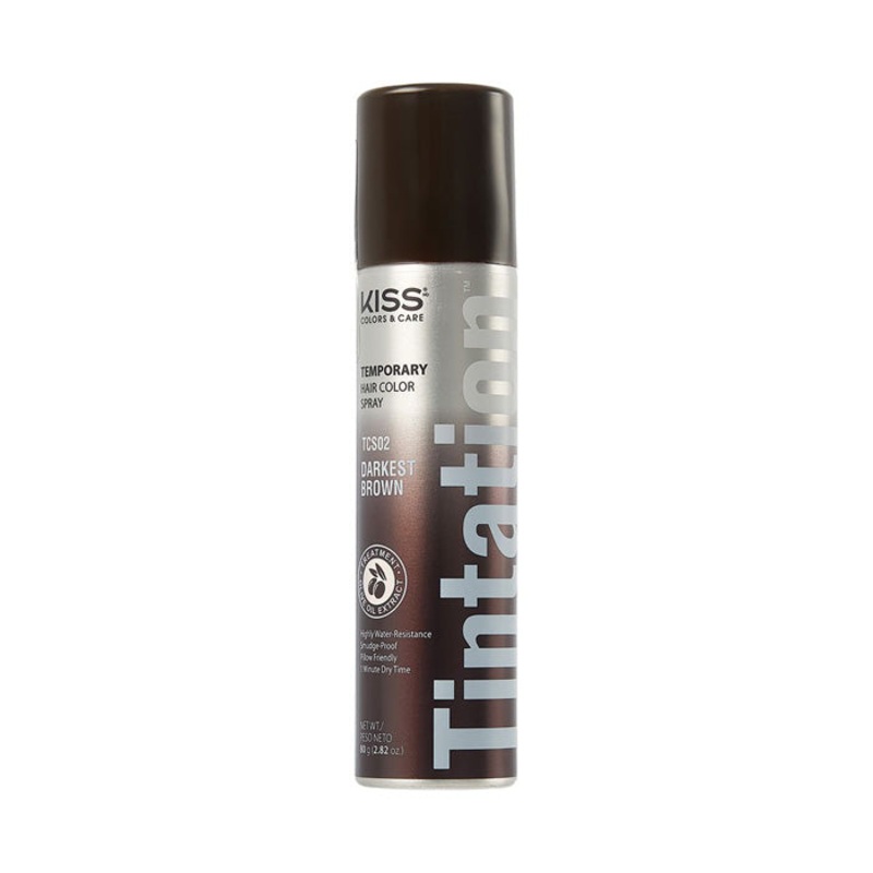 Kiss Tintnation Temporary Hair Color Spray 2.82 oz BLACK (TCS01)