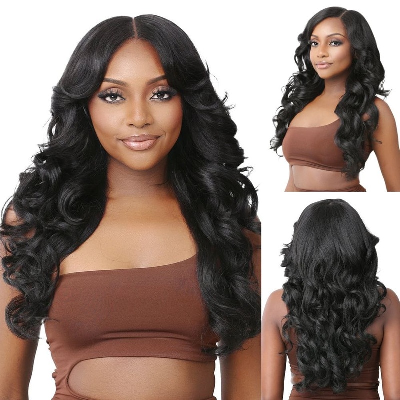 Nutique Illuze Synthetic HD Full Lace Wig – Nella 1 JET BLACK