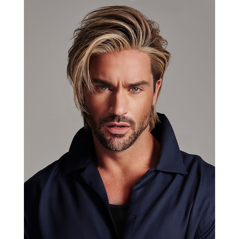 Daring | Average/Large Men’s Lace Front & Monofilament Part Synthetic Wig by HIM M12/22SS