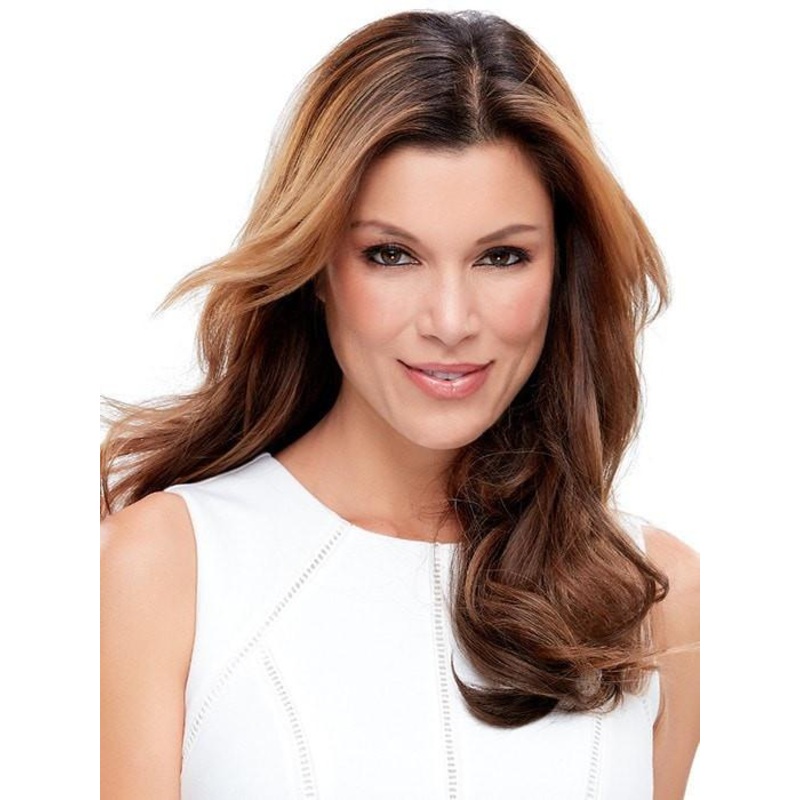 easiCrown HH 18″ | Remy Human Hair Topper (Hand-Tied) 1B