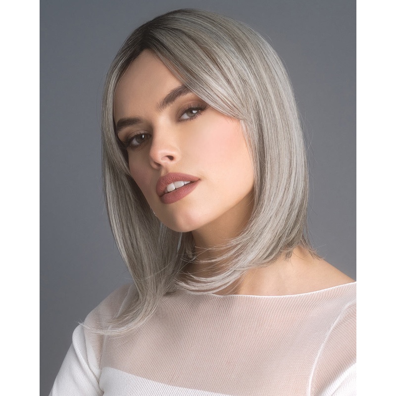 High Heat Mid Straight Topper (Exclusive) | Monofilament Synthetic Wiglet by Alexander Chocolate Frost-R