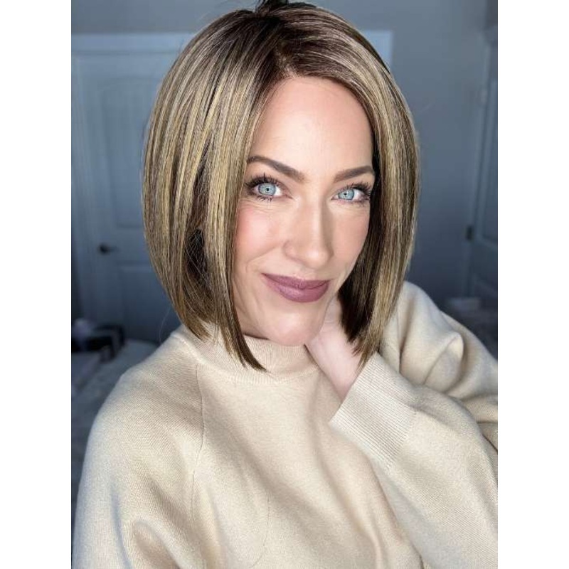 London | Synthetic Lace Front Wig (Mono Part) ALMOND-BREEZE