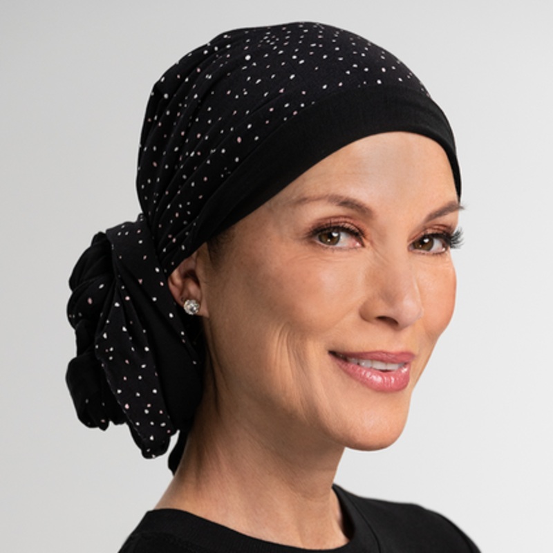 The Reversible Softie Wrap Black + Dark Sky