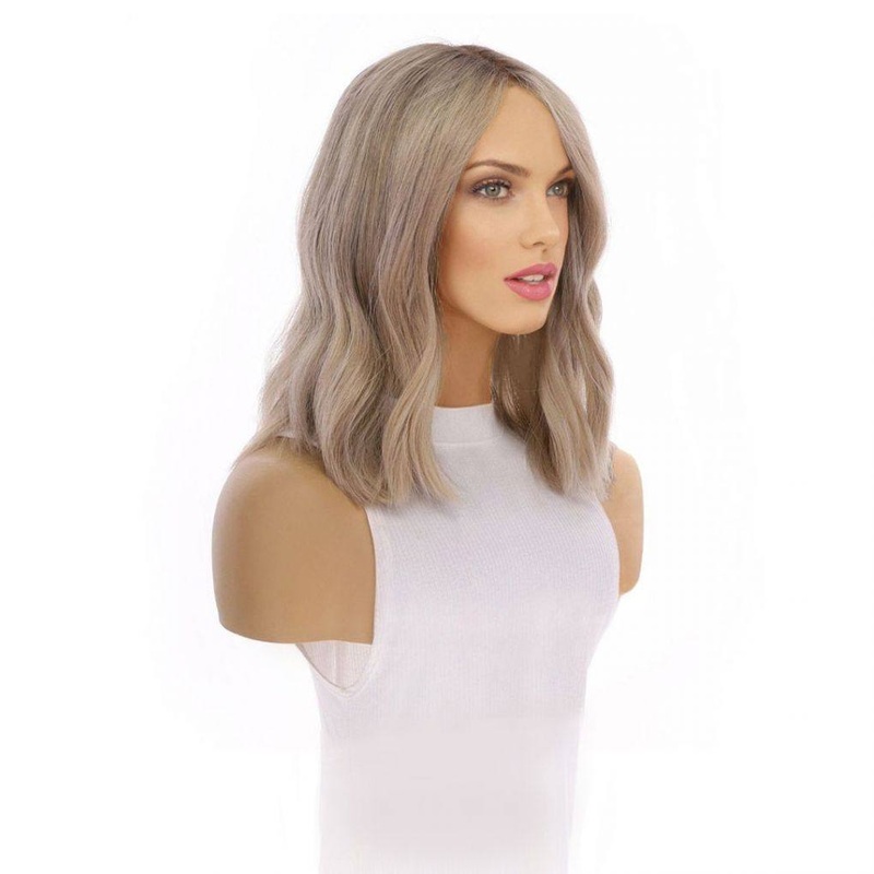 16″ Divine Luxe Lace Top Wig #Light Brown w/ Custom Color