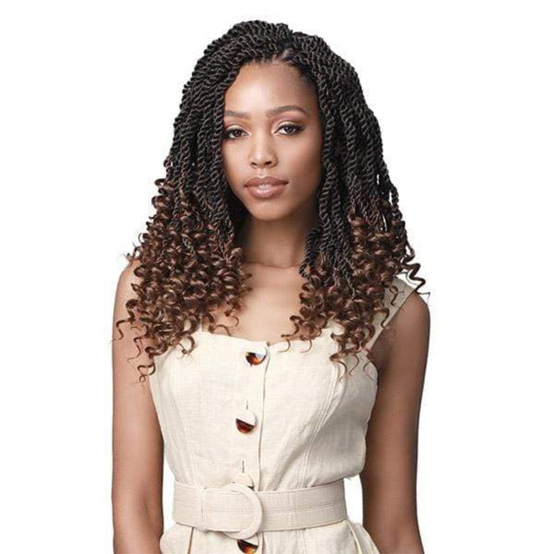 Bobbi Boss Crochet Braid – 2X SENEGAL TWIST CURLY TIPS 14″ 1