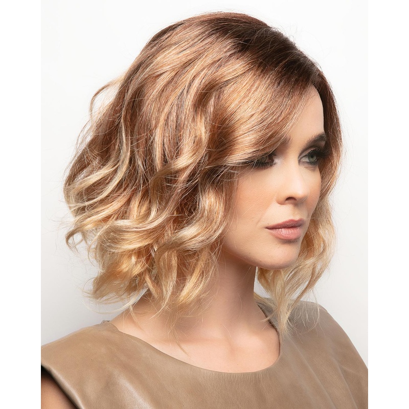 Evanna | Lace Front & Monofilament Part Synthetic Wig by Rene of Paris Dark Chocolate