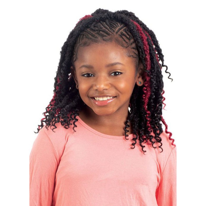 Freetress 3X Kids Braid – BUTTERFLY LOC WITH CURLS 8 1