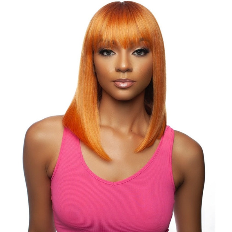 Mane Concept Brown Sugar Human Hair Blend Full Wig – RIHANNA BOB 02 1