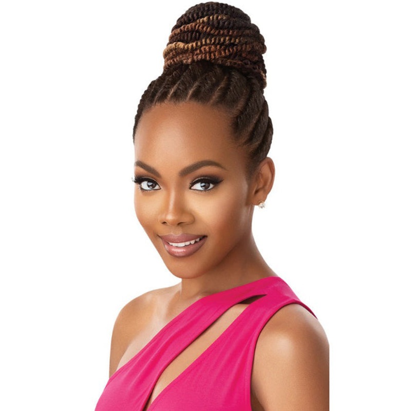 Outre Synthetic Pretty Quick Bun BOA BOMB TWIST MEDIUM 1