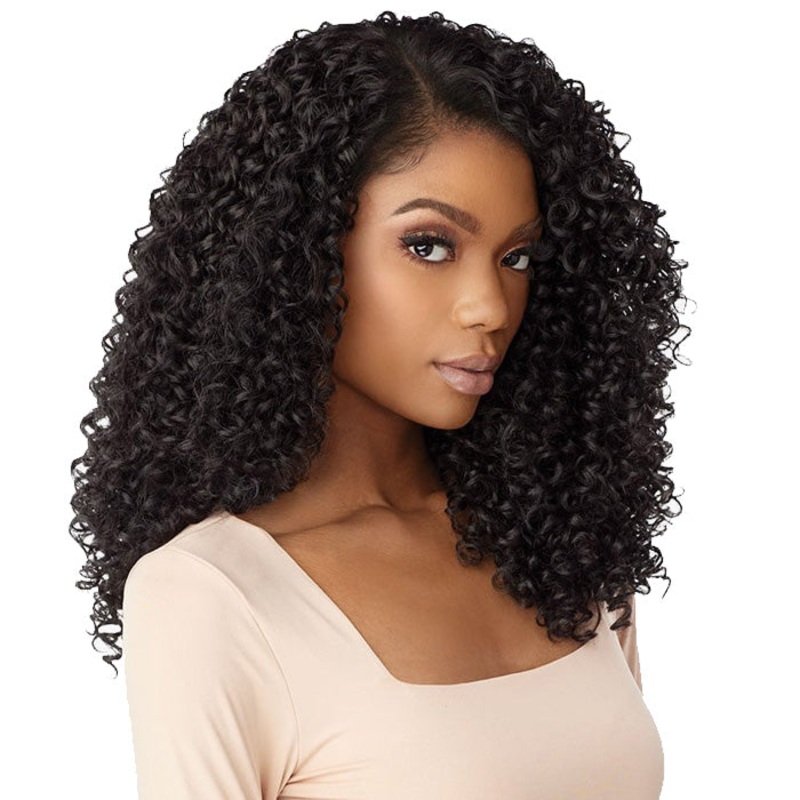 Sensationnel Curls Kinks Glueless 13×6 HD Lace Front Wig – 13×6 KINKY CURLY 18 – Kinky Edges 18 1