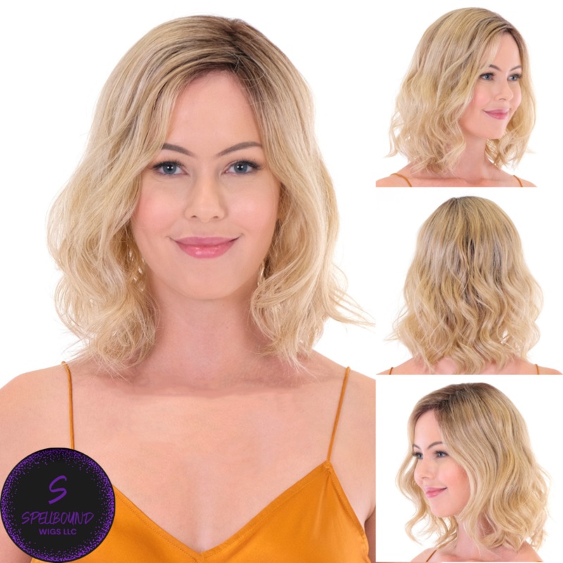 100% Hand-made Premium Topper Wave 14″ – by BelleTress Bombshell Blonde
