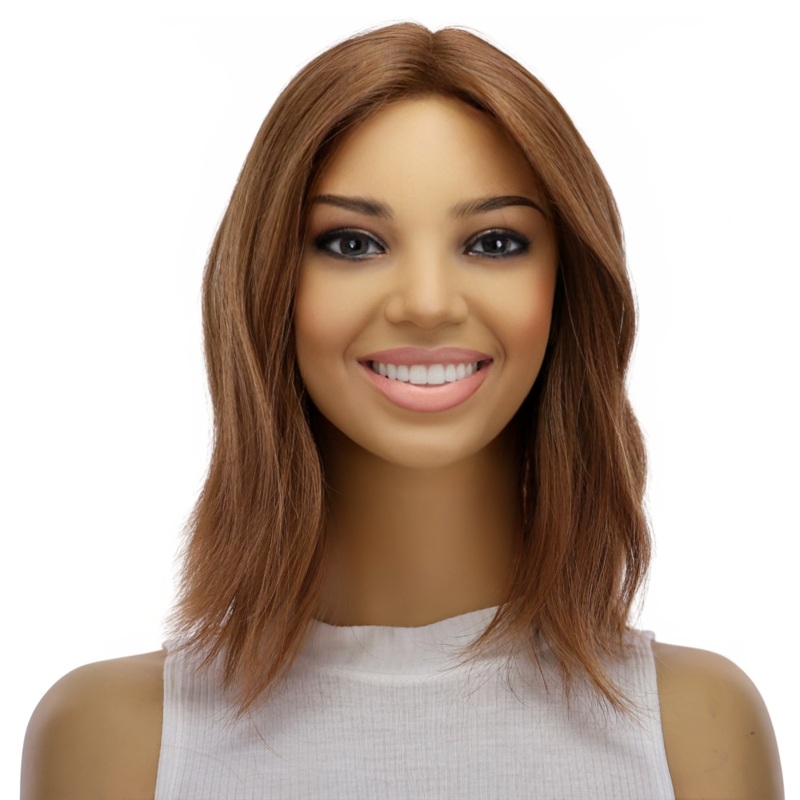 12″ Divine Lace Top Topper Copper Zig Zag Lace Front
