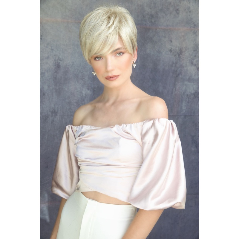 Amara Synthetic Wig by Rene of Paris | Alexander Couture Collection ROP Smoke Ivory