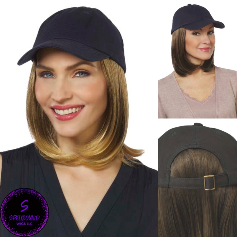 Classic Hat Navy – Hair Accents, Toppers, and Hairpieces Collection by Henry Margu 1BH – Off black with medium dark brown highlights