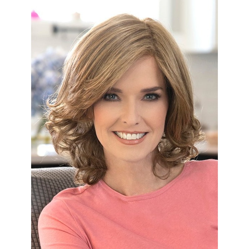 Danielle | Human Hair/ Synthetic Blend Lace Front Wig (Mono Top) BLACK