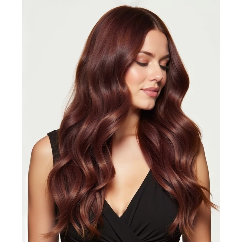 invisible clip-in hair extensions auburn. 14″ Classic