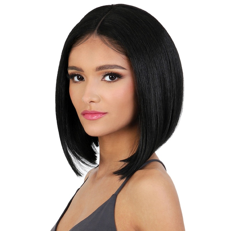 HBL Hali | Lace Front & Lace Part Human Hair Blend Wig by Motown Tress Copper