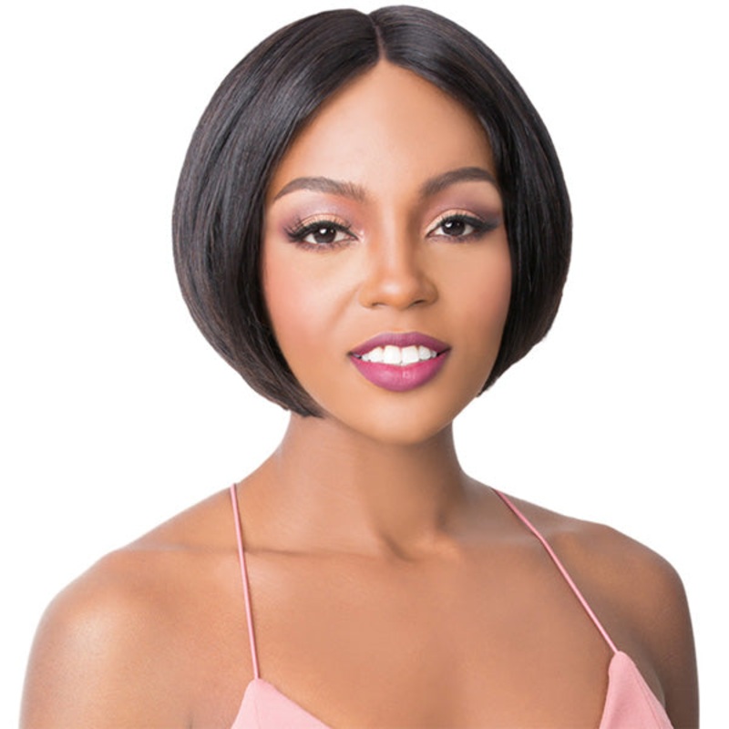 It’s a Wig 100% Brazilian Human Hair Swiss Lace Front Wig HH WIDE T PART S LACE MIMI 1