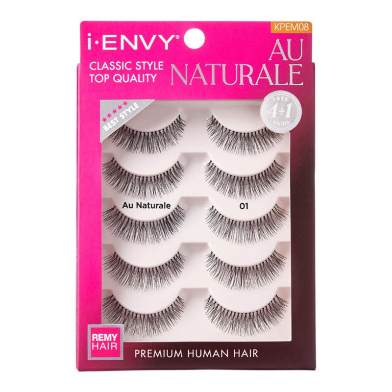 Kiss i-envy Remy Hair Eyelashes – AU NATURAL MULTI PACK 01 KPEM08