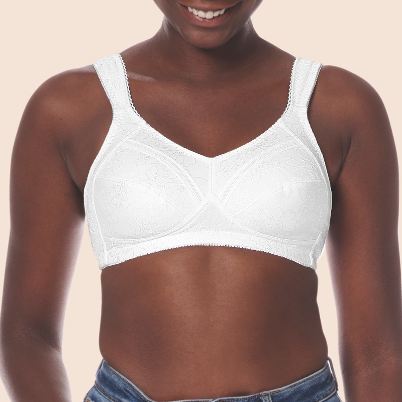 Nora Wire-free Bra | Amoena White A 34