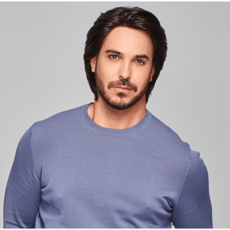 Sharp Men’s Human Hair/ Synthetic Blend Wig by HIM M12-22SS