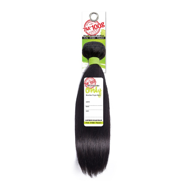 Zury Sis Only 100% Brazilian Unprocessed Human Hair Weave BRAZILIAN SINGLE STRAIGHT 14″-18″ 18 NATURAL