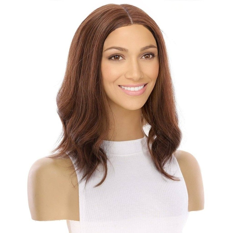 16″ Divine Lace Top Topper Auburn Zig Zag Lace Front