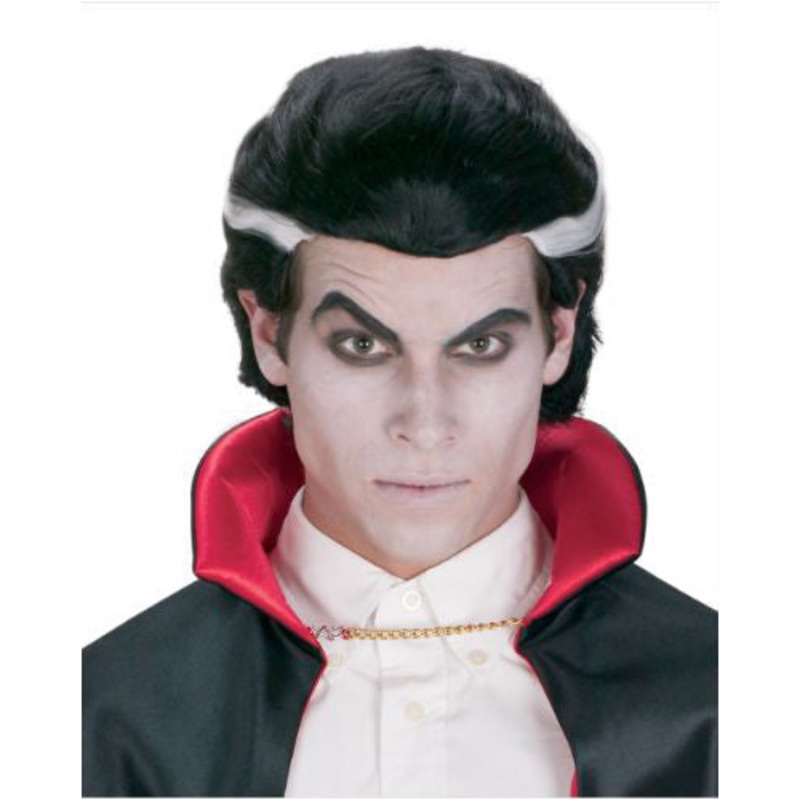 Classic Vampire Black/White | by Sepia Costume Wigs