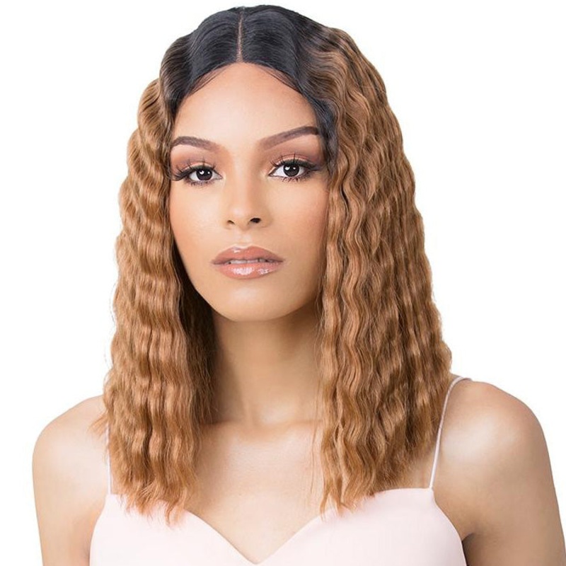 It’s a Wig HD Lace Front Wig – CRIMPED HAIR 1 1