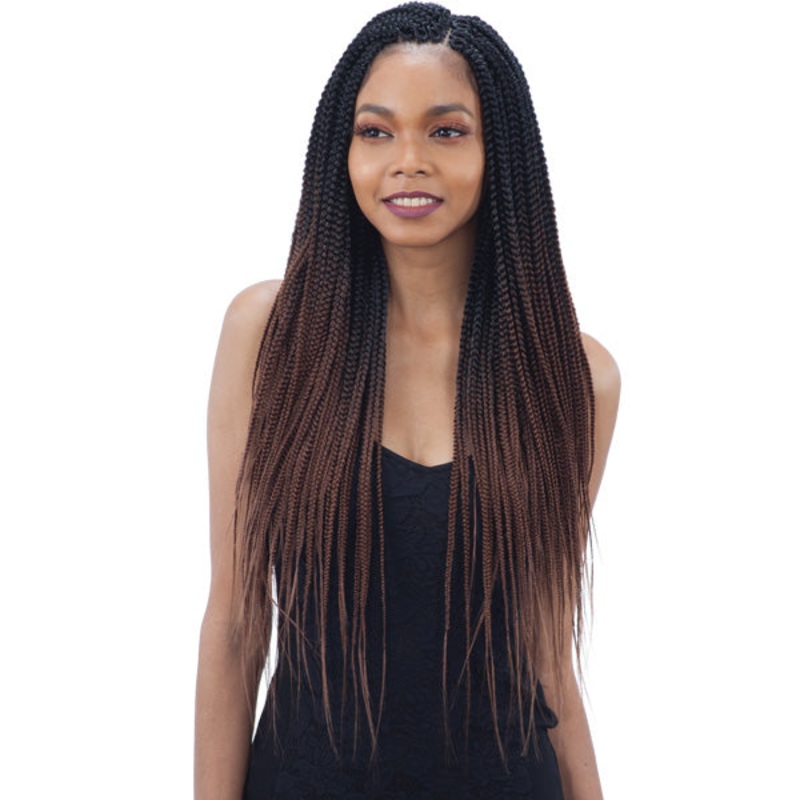 Model Model Synthetic Crochet Glance Braid – PRE STRETCHED NIGERIAN BRAID 24″ 1