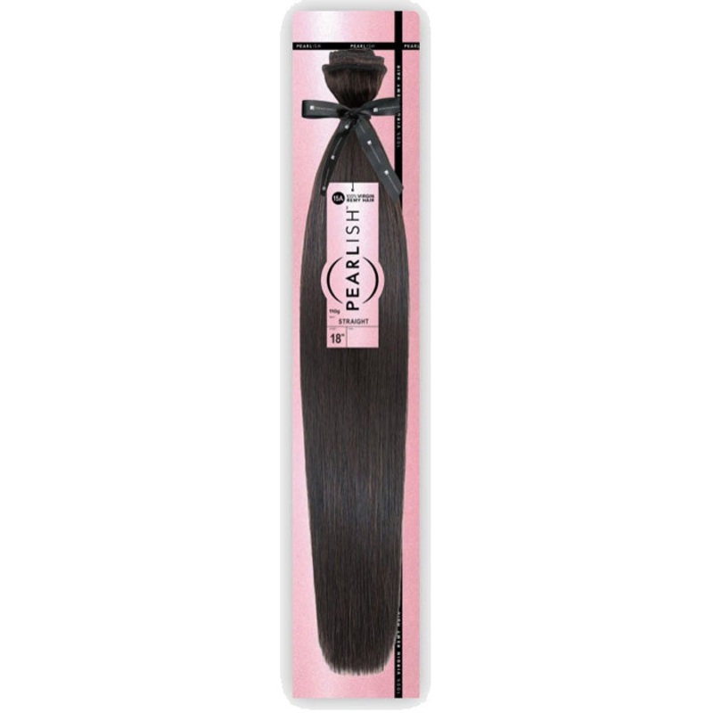 Sensationnel Pearlish 100% Virgin Remy Human Hair Weave – STRAIGHT 10 NATURAL