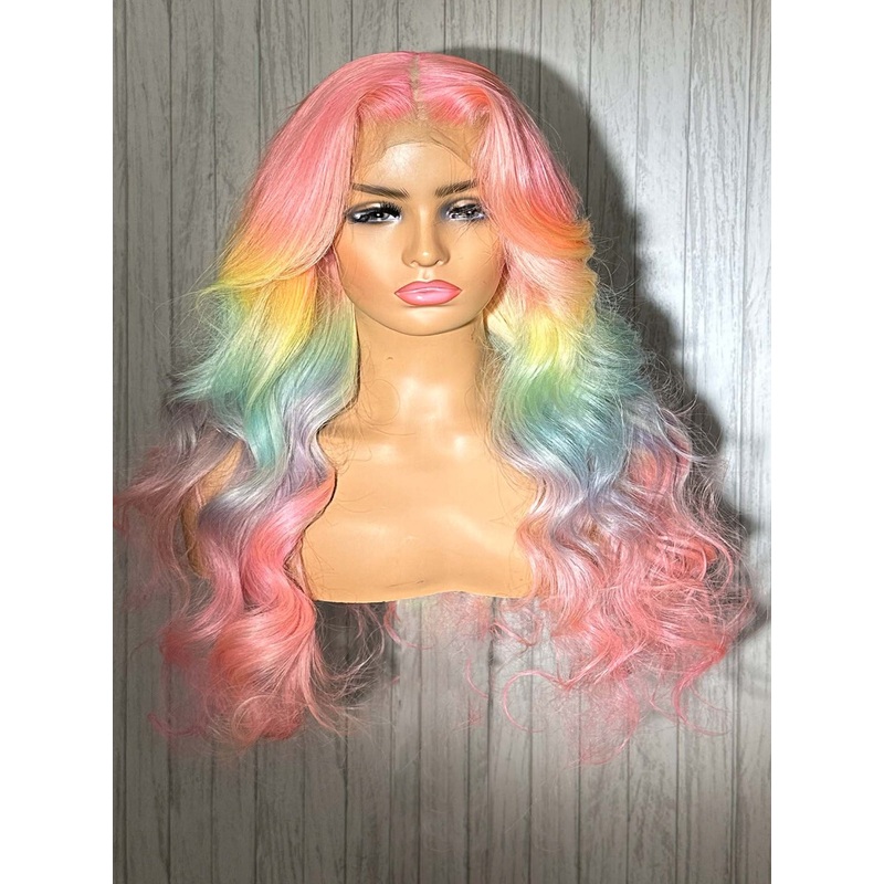 Spring Dream Pastel Wig 14″ Straight Standard