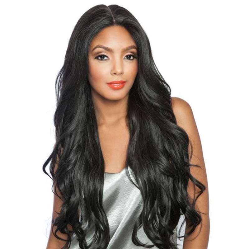 Brown Sugar Human Hair StyleMix Versatile Lace Front Wig BSX02 LOOSE WAVE 28 Inch 1