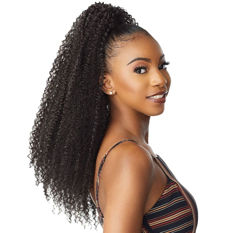 Sensationnel Instant Pony Wrap – KINKY CURLY 24″ 1