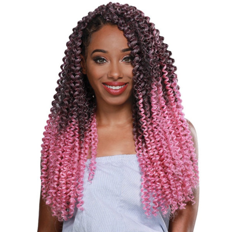 Zury 3X Value Pack Pre-Stretched Crochet Braid – WATER WAVE 20″ 1