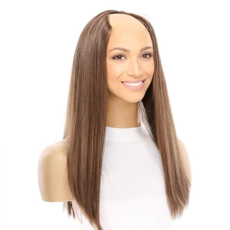 20″ U-Shape Wig Medium Brown Babylight
