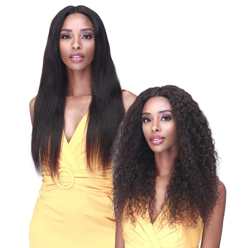 Bobbi Boss Bundle 100% Unprocessed Human Hair Wet & Wavy 5″ Lace Part Closure – WW JERRY CURL 16″ NATURALBK
