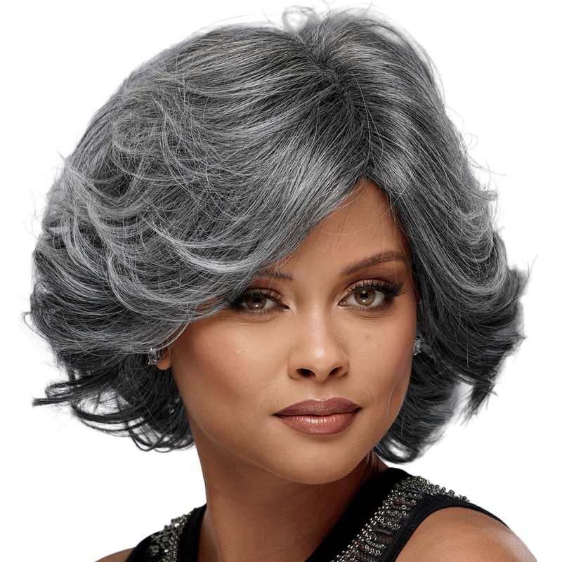 Cicely wig by Diahann Carroll T1BGREY A