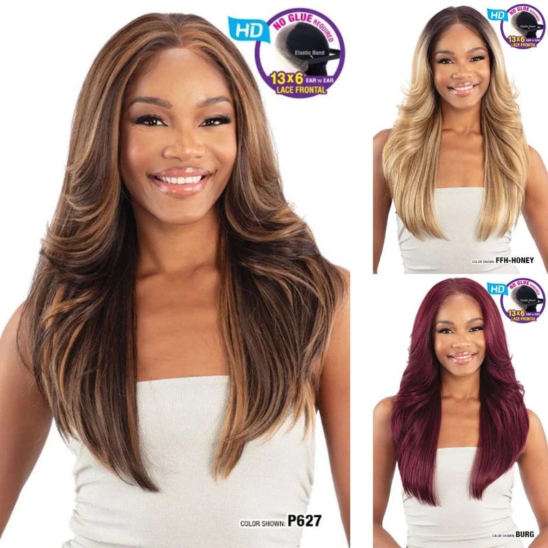 Shake-N-Go Snatched Glueless 13X6 HD Lace Frontal Wig – Dania 1 JET BLACK