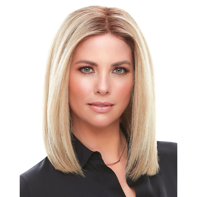 Top Smart HH 12 inch | Lace Front & Monofilament Remy Human Hair Topper by Jon Renau 10H24B