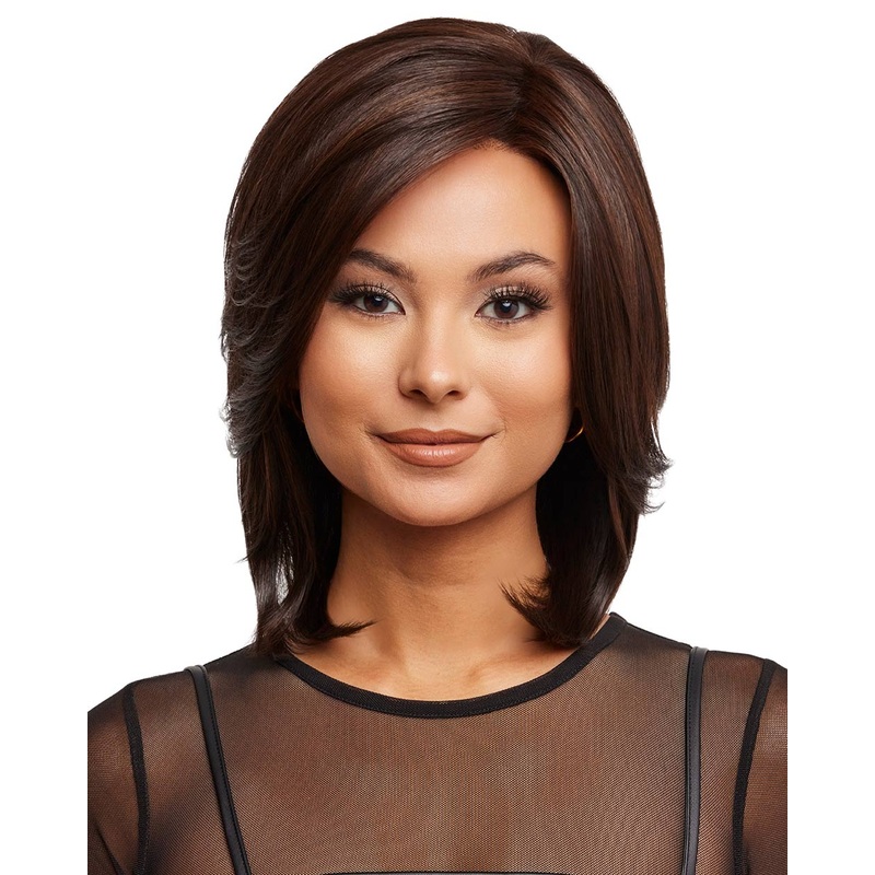 Luxe Sleek | Lace Front & Monofilament Part Synthetic Wig by Rene of Paris Dusty Rose
