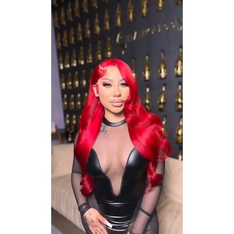 Red Ruby Lace Wig 16