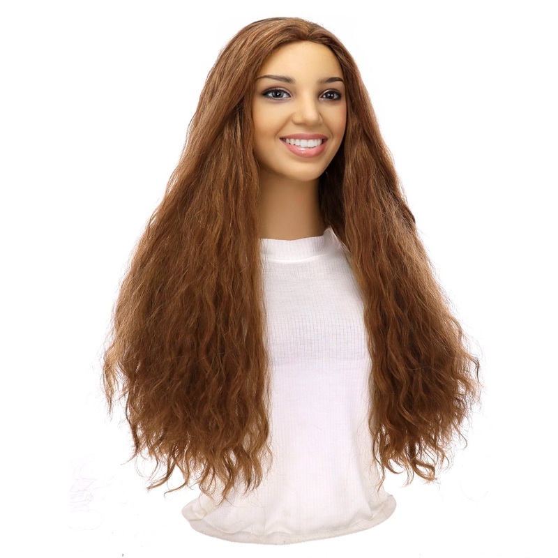 24″ 3/4 Bandfall Wig Strawberry Blonde Wavy