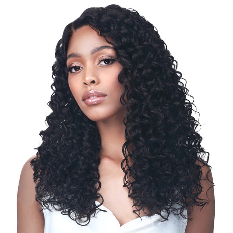 Bobbi Boss 100% Human Hair Deep Lace Wig – MHLF596 WATER WAVE 20 1