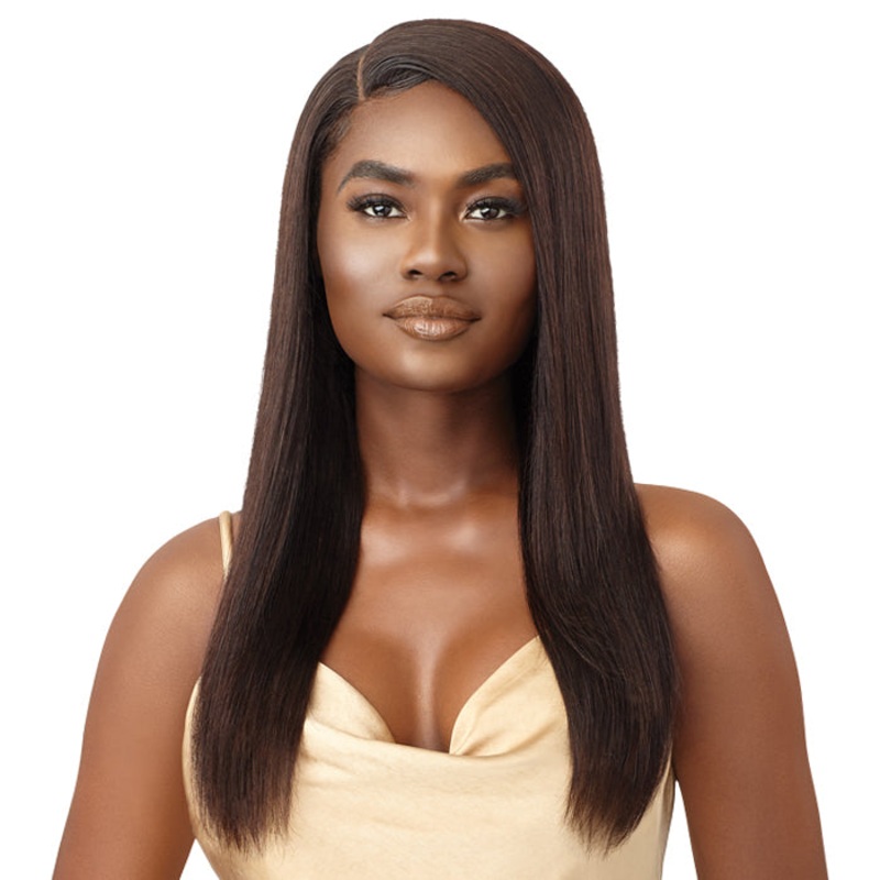 Outre Mytresses 100% Unprocessed Human Hair Lace Front Wig – KRISTABEL NBLK