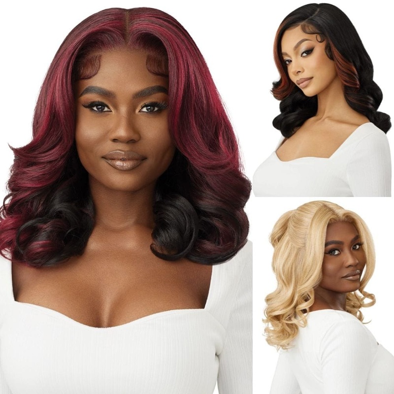 Outre Perfect Hairline 13×6 Lace Frontal Wig – Reeva 1 JET BLACK