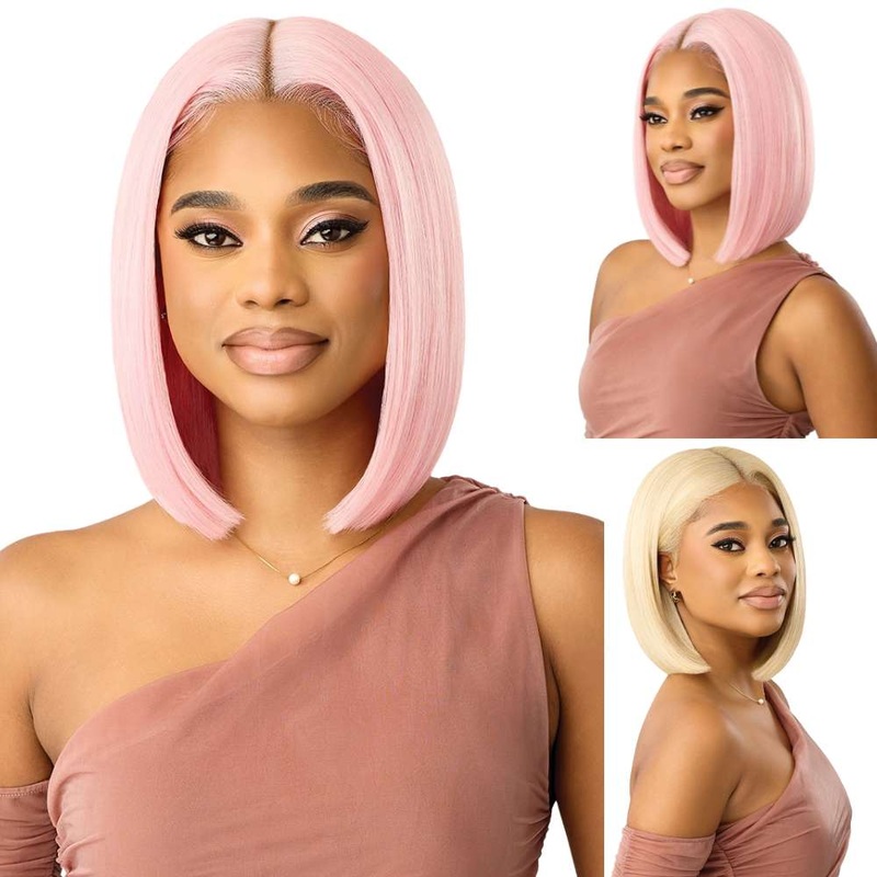 Outre Perfect Hairline Swoop Series Lace Front Wig – Y-Part 203 1 JET BLACK