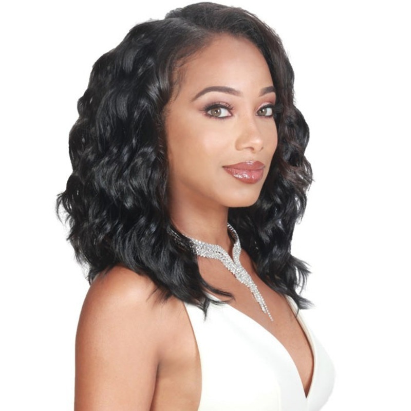 Zury Sis Human Hair Natural Mix NO 8 NATURAL BODY Weave 8″ (3 Pcs + Closure) 1